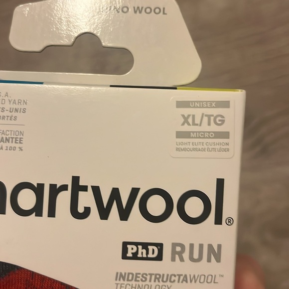 Smartwool PhD Run Micro with lite elite cushion tandoori orange XL NWT - Picture 4 of 4